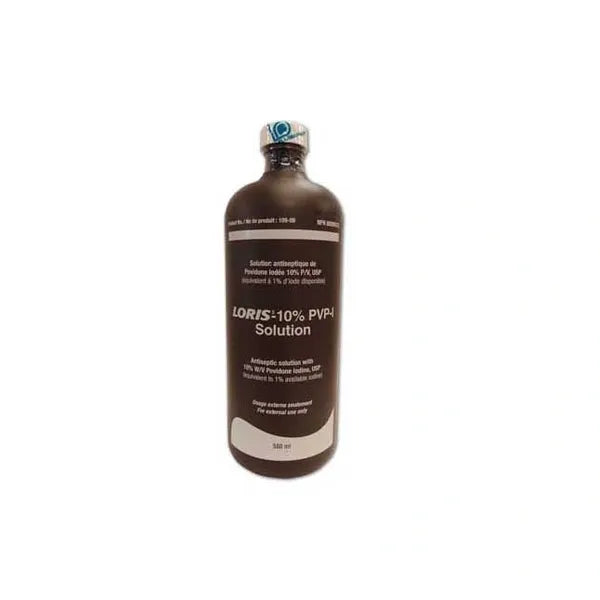 Loris pvp solution 10% Povidone iodine 500ml