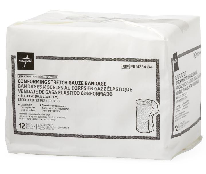 CONFORM STRETCH BANDAGE 4″ NON-STERILE