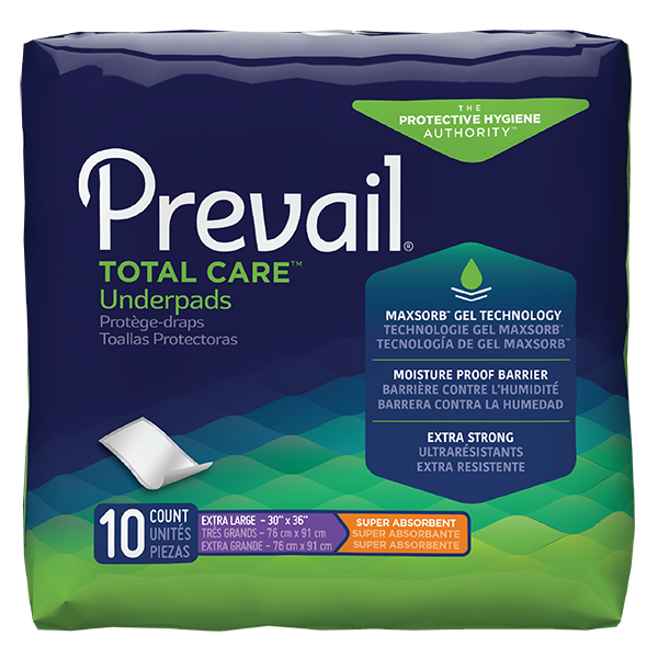 PREVAIL SUPER ABSORBENT UNDERPAD 30X36 PRINTED B