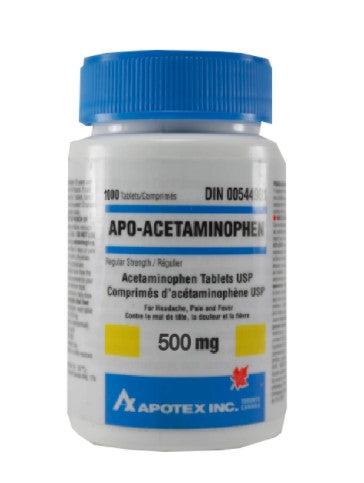 Acetaminophen/Tylenol 500mg Tablets