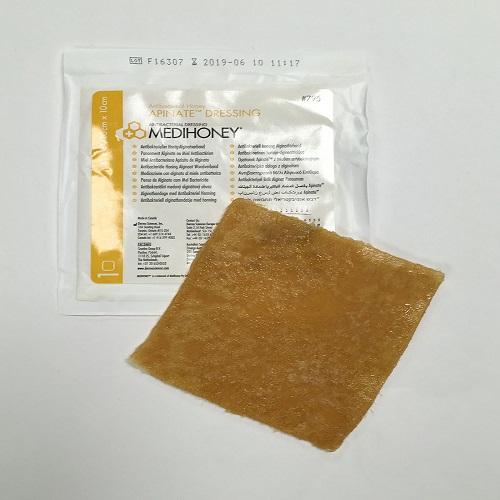 Medihoney Calcium Alginate Dressing 4" x 4" (10cm x 10cm)