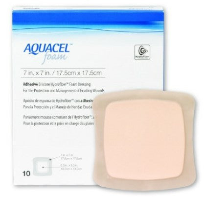 Aquacel Foam Adhesive 7" x 7" (17.5cm x 17.5cm)