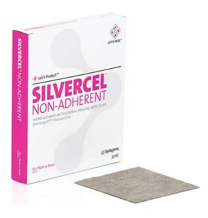 Silvercel Dressing Non-Adherent 4" x 8" (10cm x 20cm)