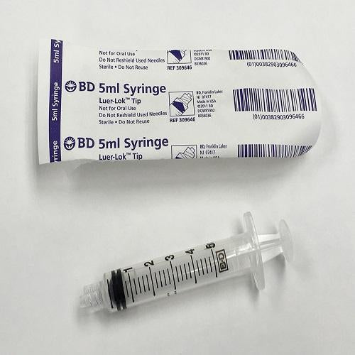 BD 5mL Luer Lock Syringe