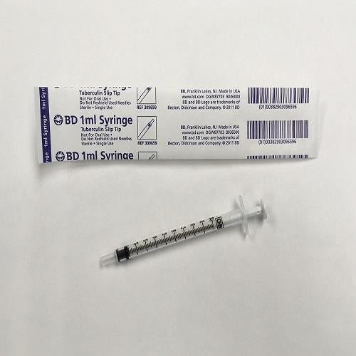 BD 1mL Tuberculin Slip Tip Syringe