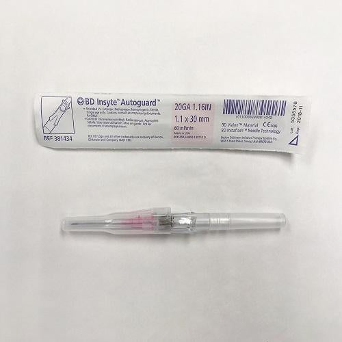 Insyte Autoguard IV Catheter 20G x 1.16"