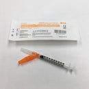 Needle Pro Edge 1mL Luer Slip U-100 Insulin Syringe 26G x 0.5" with Safety Needle