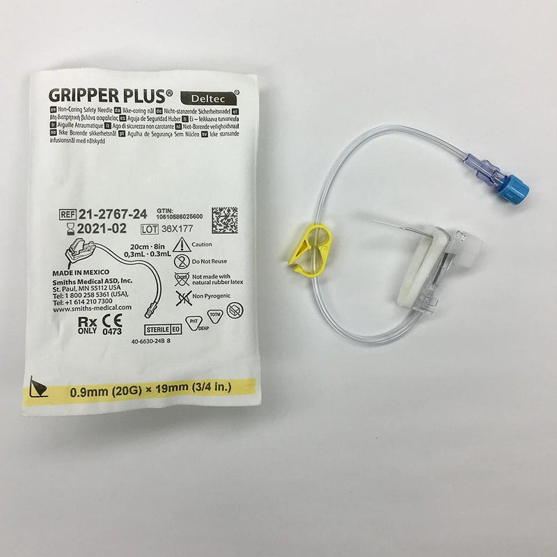 Port Gripper Plus Non-Coring Safety Needle 20" x 0.75"