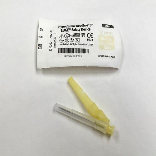 Needle Pro Edge Safety Needle 19G x 1.5
