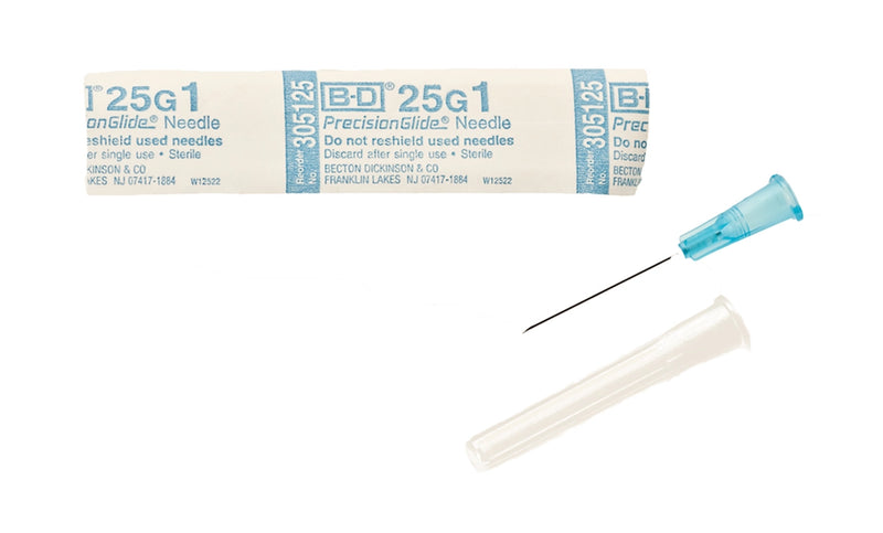 Needle 25g x 1" BD NON-SAFETY