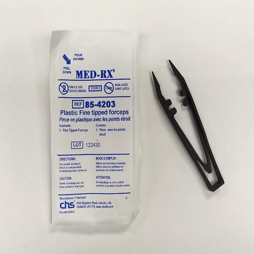 Sterile Plastic Fine Tipped Forceps