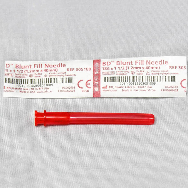 BD Blunt Fill Needle 18G x 1.5"
