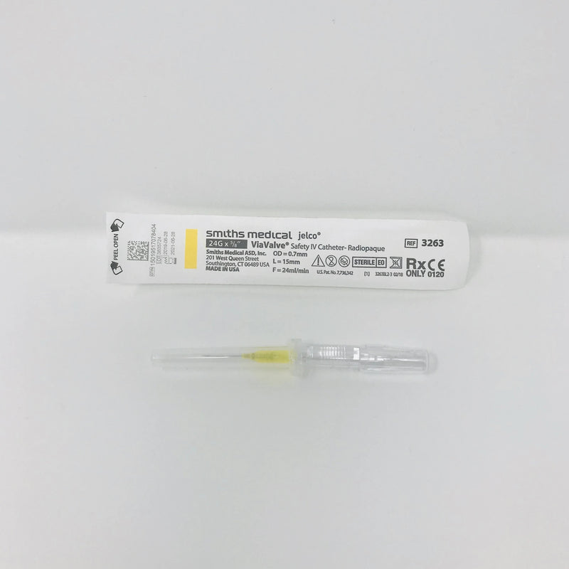 Catheter Viavalve Safety 24G 5/8"