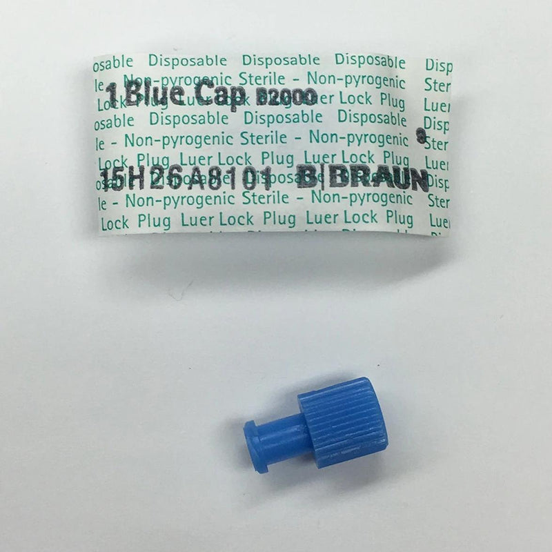 IV Blue Cap Luer Lock Connector