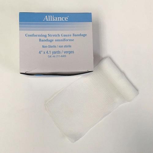 Conforming Bandage Non-Sterile 4" x 4.1yards (10cm x 4m) (12/Box)