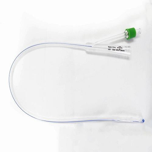Foley Catheter 2-way 14Fr 10mL Silicone Latex-Free