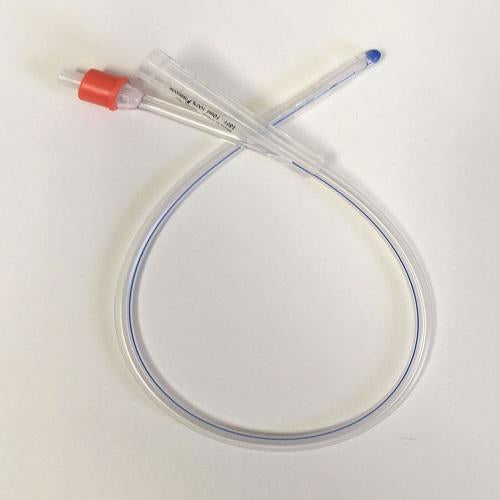 Foley Catheter 2-way 18Fr 10mL Silicone Latex-Free