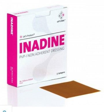 Inadine Dressing Povidone Iodine 3.7" x 3.7" (9.5 x 9.5cm)