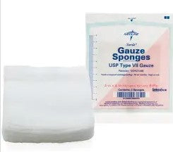 Non-Woven Sponge Gauze 4" x 4" (10cm x 10cm) 8-ply Sterile (2/Pack)