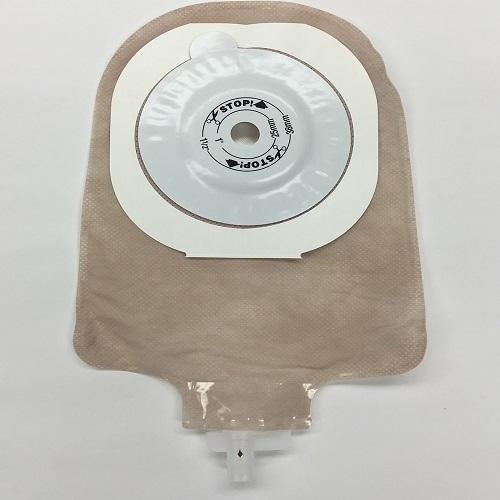 Premier Convex Transparent Pouch with Belt Tabs Urostomy Flextend Cut to Fit up to 38 mm *8478 (5/Box)