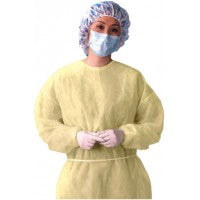 Polypropylene Isolation Yellow Gowns