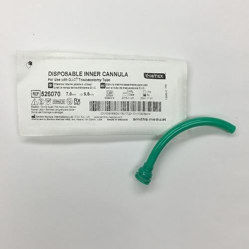 Portex Trach Tube 6.0mm Disposable Inner Cannula Non-fenestrated 7mm OD