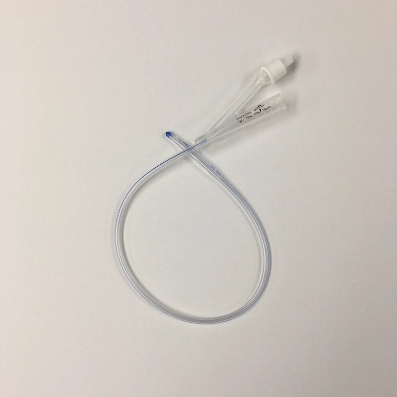 Foley Catheter 2-way 12Fr 5-10mL 100% Silicone Latex Free
