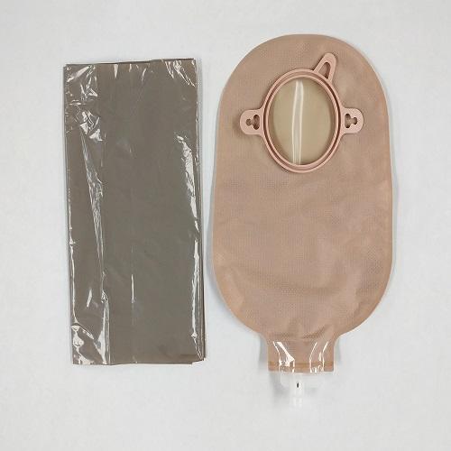 2PC Urostomy Drainable Pouch Opaque 57mm Beige Red *18413 (10/Box)