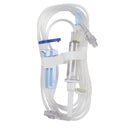 Continu-flo Gravity 112" Solution Set, Non-Vented, 2 CLEARLINK Luer Activated Valves