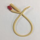 Foley Catheter 2-way Coude Tip 18Fr 10mL Silicone Elastomer Contains Latex