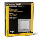 Sterile Bordered Gauze, Adhesive Island Wound Dressing  4” x 4” (10cm x 10cm)
