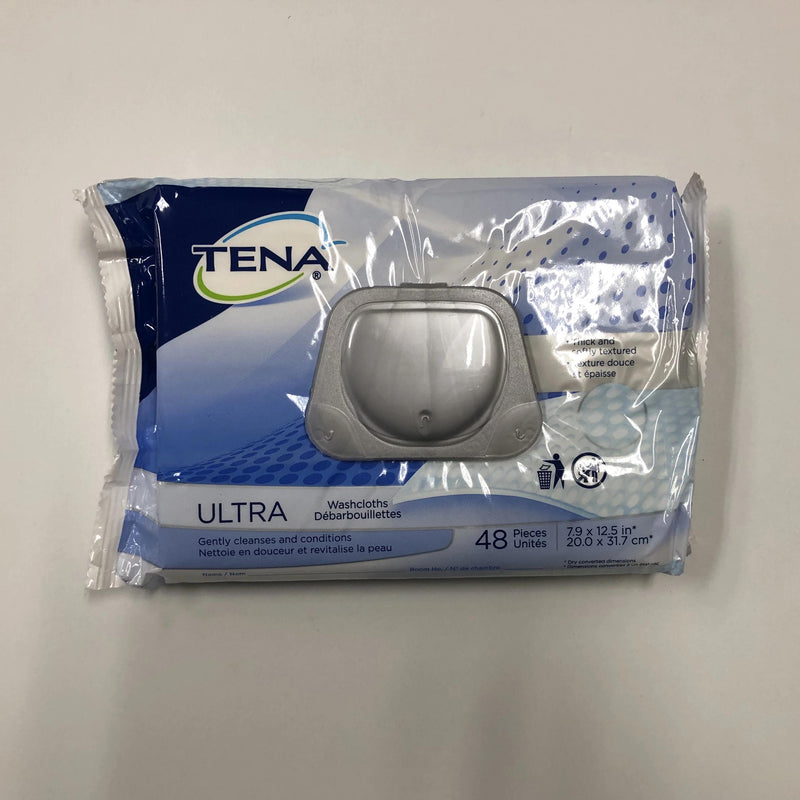 Tena Ultra Washcloth 7.9" x 12.5" (20cm x 31.7cm) (48/Pack)