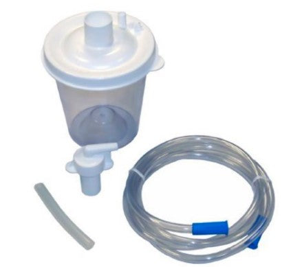 Suction Collection Container Kit, 800mL Disposbale, for Vacu-Aide 7305 Series