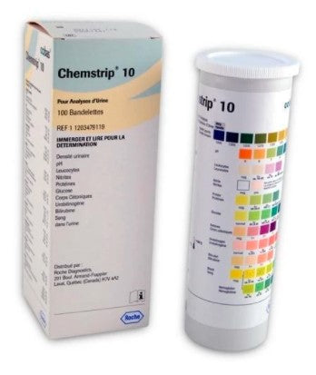 Chemstrip 10 Test Strips (100/Box)