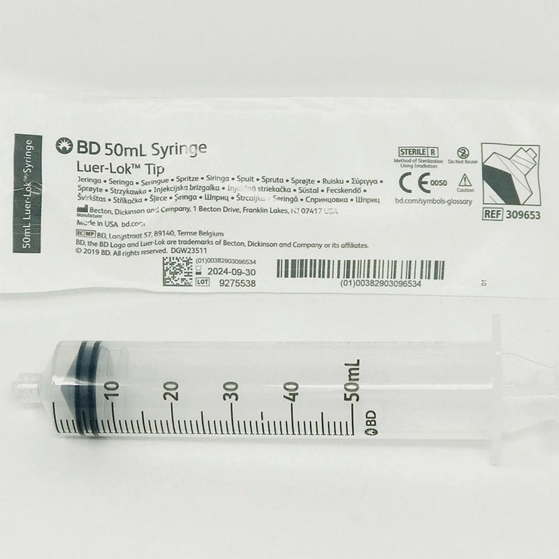 BD 50mL Luer-Lok Tip Syringe