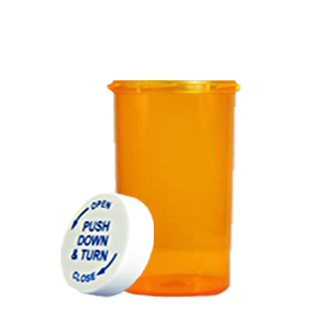 Palm & Twist Amber 20 dram vials